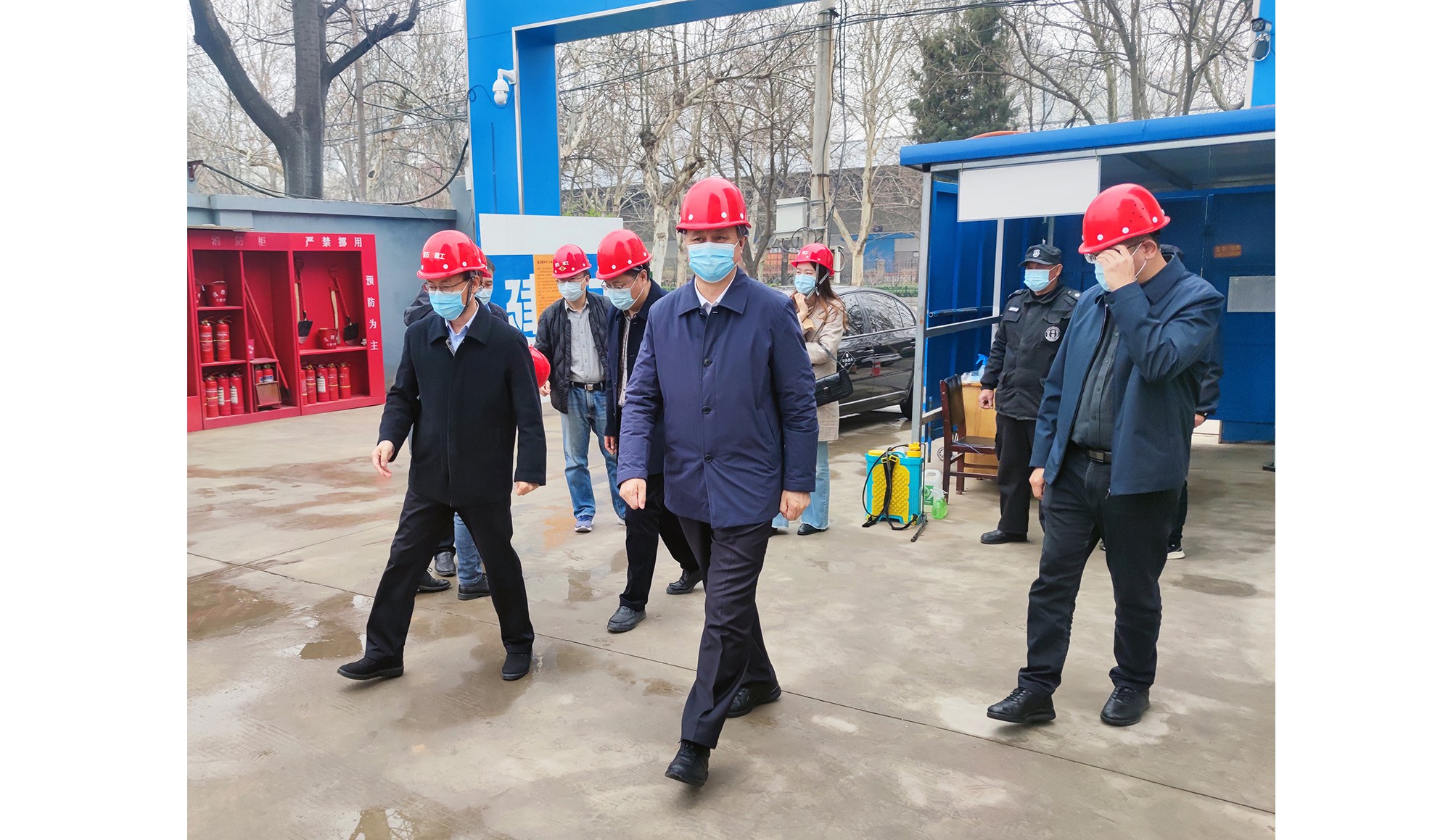 石家莊市副市長(zhǎng)鄭巍到我公司公交綜合調(diào)度指揮中心項(xiàng)目督導(dǎo)檢查疫情防控工作